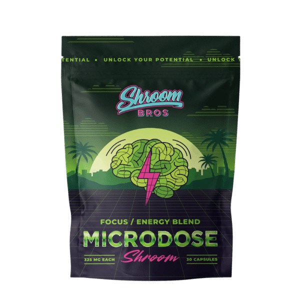 Magic Mushroom Microdose Capsules – (Focus/Energy)