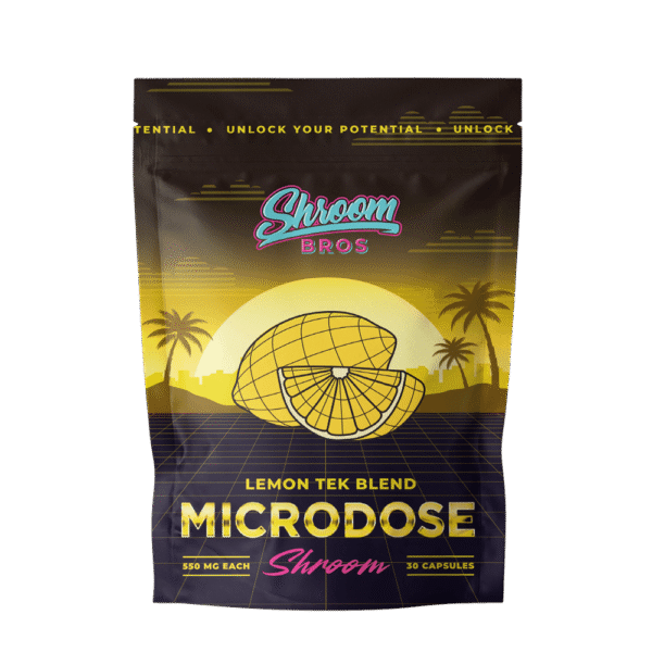 Buy Magic Mushroom Microdose Capsules - Lemon Tek online in Canada — Shroom Bro Canada