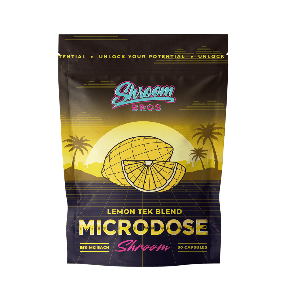 Buy Magic Mushroom Microdose Capsules - Lemon Tek online in Canada — Shroom Bro Canada