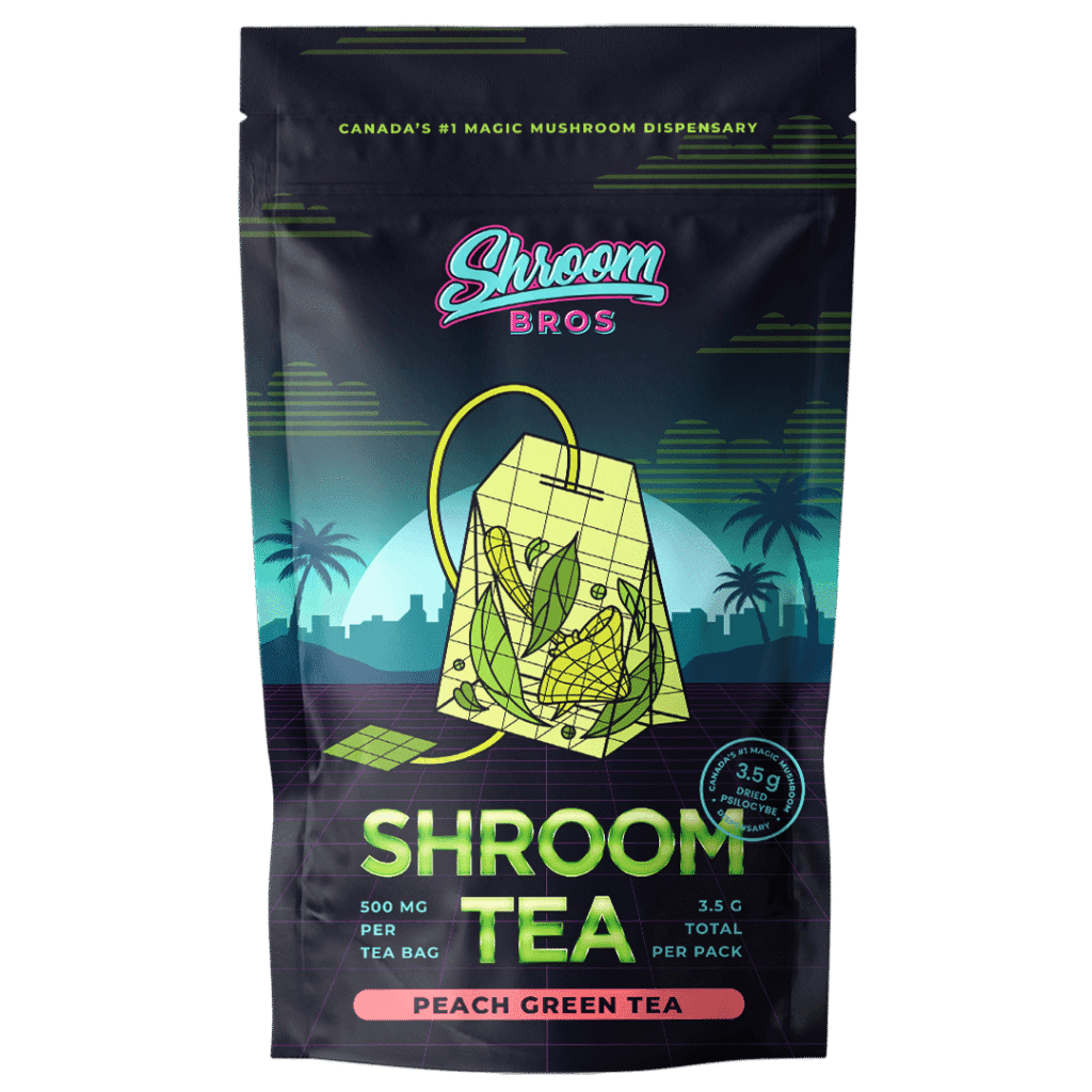 Buy Magic Mushroom Tea - Peach Green online in Canada — Shroom Bro Canada