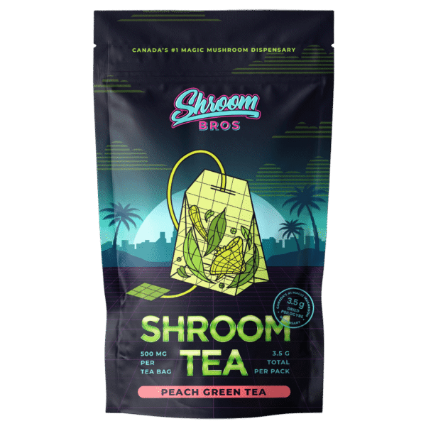 Buy Magic Mushroom Tea - Peach Green online in Canada — Shroom Bro Canada