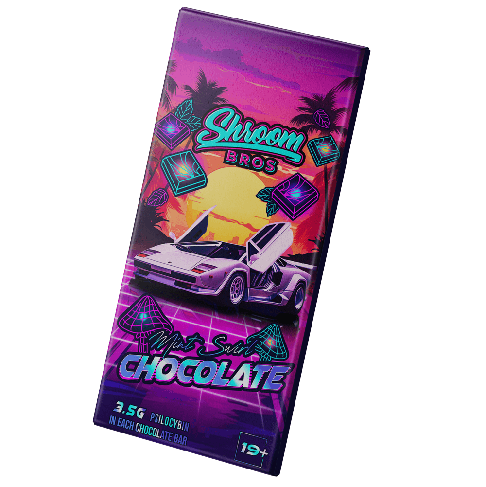 Buy Mint Swirl Magic Mushroom Chocolate Bars (3.5gs each) online in Canada — Shroom Bro Canada