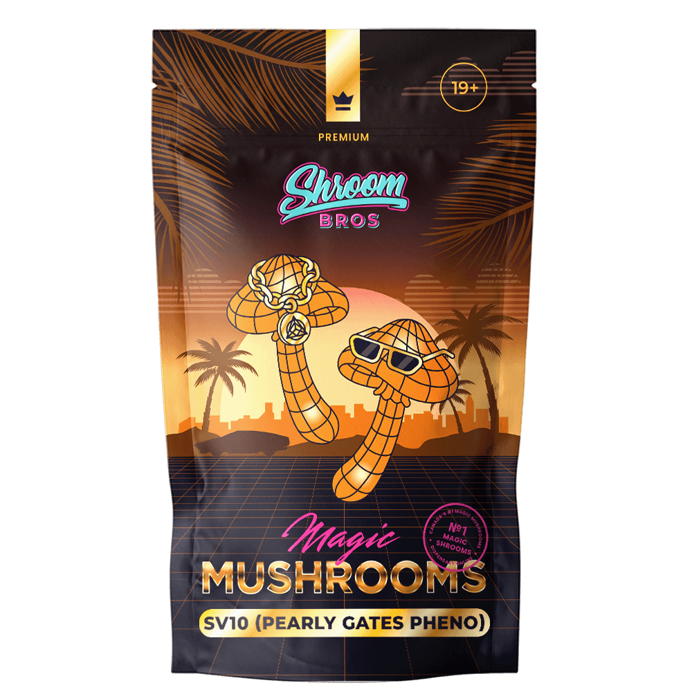 Buy SV10 (Pearly Gates Pheno) Magic Mushrooms online in Canada — Shroom Bro Canada